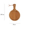 BOSKA Cheese Board Friends Size S, Wood Brown, 16 x