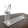 MiOYOOW Acrylic Weapon Stand, Adjustable Pistol Stand, Transparent, Removable Display