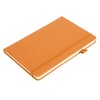A5 Lined Notebook Portable PU Leather Hardcover Notebook with Elastic