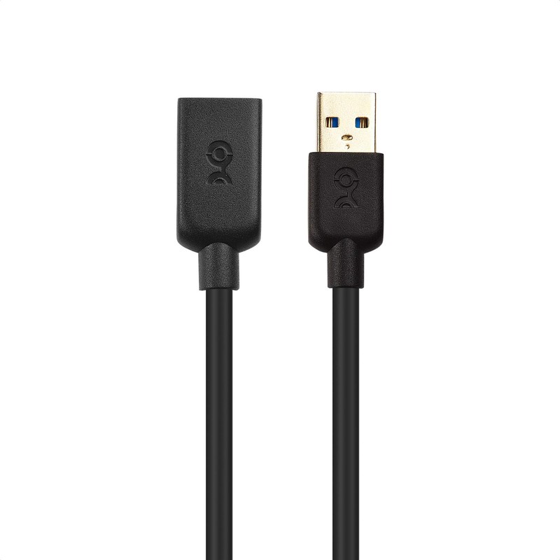 Cable Matters 2-Pack Short USB to USB Extension Cable 3