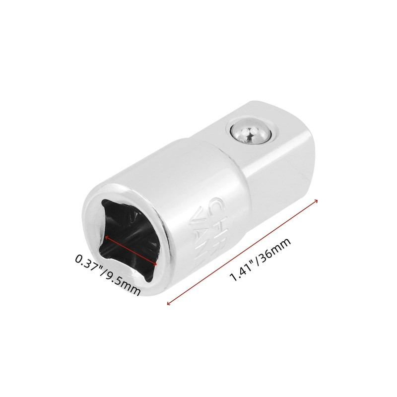 FarBoat 2 Pcs Socket Adapter 3/8" Drive(F) 1/2"(M) Impact Socket