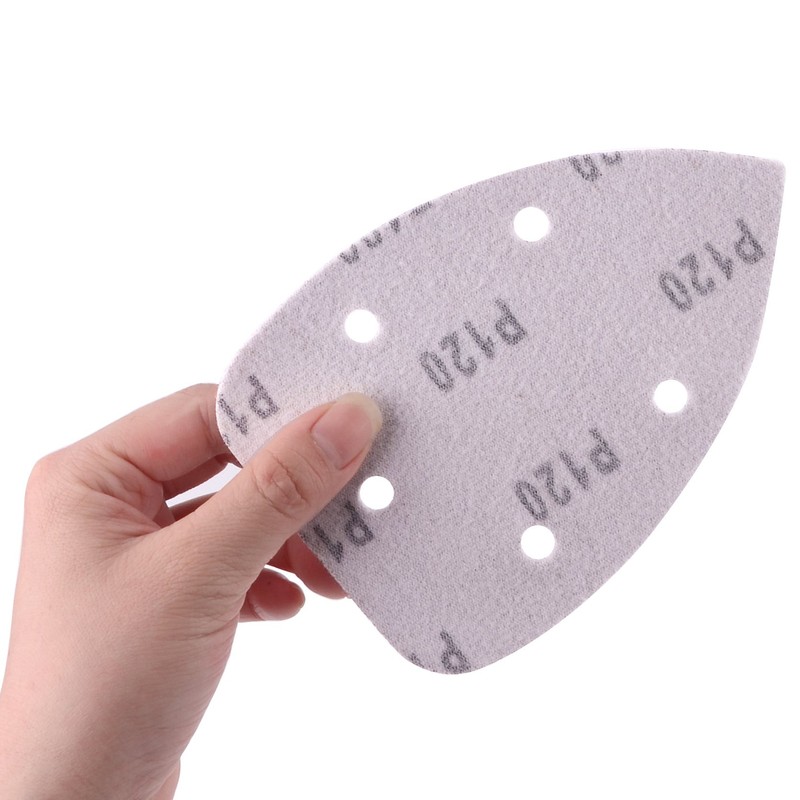 AUSTOR 60 Pieces Mouse Detail Sander Sandpaper Sanding Paper Hook