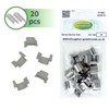 20 Stainless Steel Spring Greenhouse Glazing Clips Genuine Elite Greenhouses