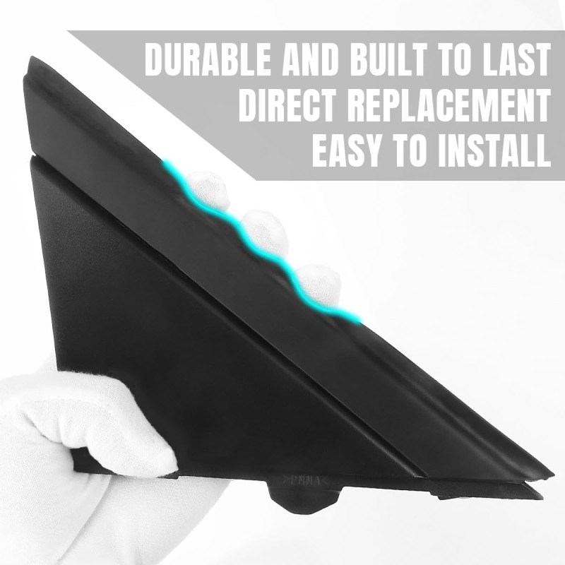 Front Door Mirror Corner Triangle Cover Pillar Trim Panel Driver