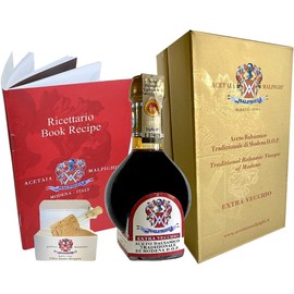 Traditional Balsamic Vinegar of Modena 25 years old, Pdo (Malpighi) 3.4 oz + Tic doser + Recipes book