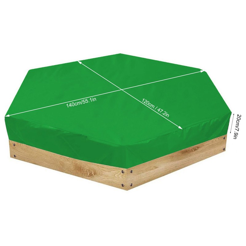 Sandbox Cover Hexagon Sandpit Sand Toys Cover Waterproof Pool Cover