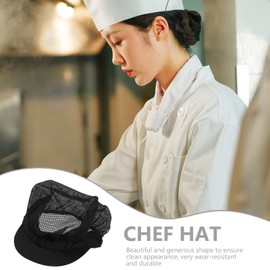 UPKOCH Comfortable Chef Hat Mesh Chef Hat Elastic Chef Cap Hair Net Cap Catering Hat Kitchen Chef Hat Cook Skull Cap Chef Caps Tall Chef Hat Hairnet Cap Cotton Men and Women Breathable