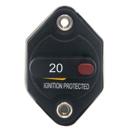 ZOOKOTO 20A Circuit Breaker Fuse Inverter with Manual Reset Button for Auto Truck RV Marine Trailer Waterproof 12V-32V DC 20 Amps