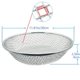 YUEBM Gardening Sand Soil Compost Sifter Perfect for 5 Gallon Bucket (1, 1/4 Inch)