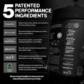 An Abe Ultimate Pre-workout Pre-entreno 30 Servs Sabor Sour Gummy Bear                                                                                