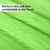 1 Strip of Green Fur, Artificial Fur, Decorative Fabric Silk,