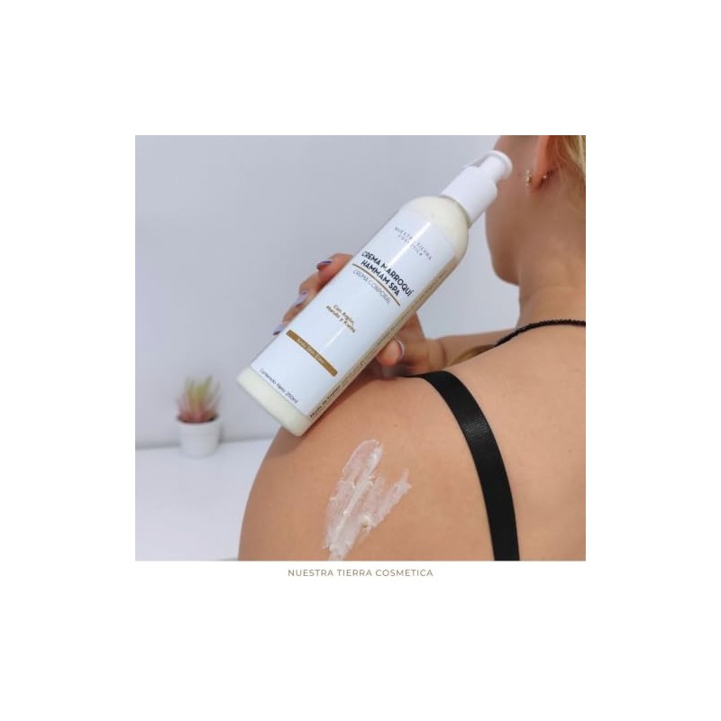 Nuestra Tierra Cosmética Crema Corporal Marroquí Hammam Spa con Argán,
