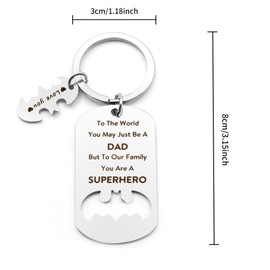 Bluckincle Father Day Gift,Father's Day Gifts,Gifts for Dad,Dad Birthday Gift,Dads Birthday,Funny Keyring Happy Fathers Days Presents Daddy Birthday Presents for Daddy from Daughter Son Baby Bump