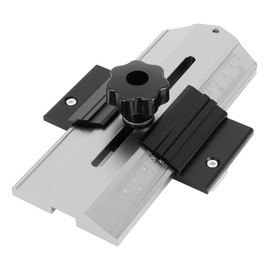 Thin Rip Jig Table Saw Jig, Thin Rip Table Saw Jig Guide Tool, Woodworking Thin Rip Jig for Router or Band Saw Cutting Wood, Ripping Chair Slates, Cabinet (Silver)