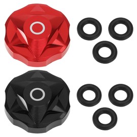 LT Easiyl 2pcs Bike Air Value Cover Bicycle Air Chamber Cover Front Fork Air Chamber Cover Aluminium Alloy Bike Air Gas Value Cover Bicycle Accessories