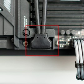 LINKUP - USB 3.2 Gen 2 (USB 3.1) Internal Adapter 20-Pin Motherboard Header Male to Female 10Gbps for PC USB-A Ports - Inward Type - Black 24cm