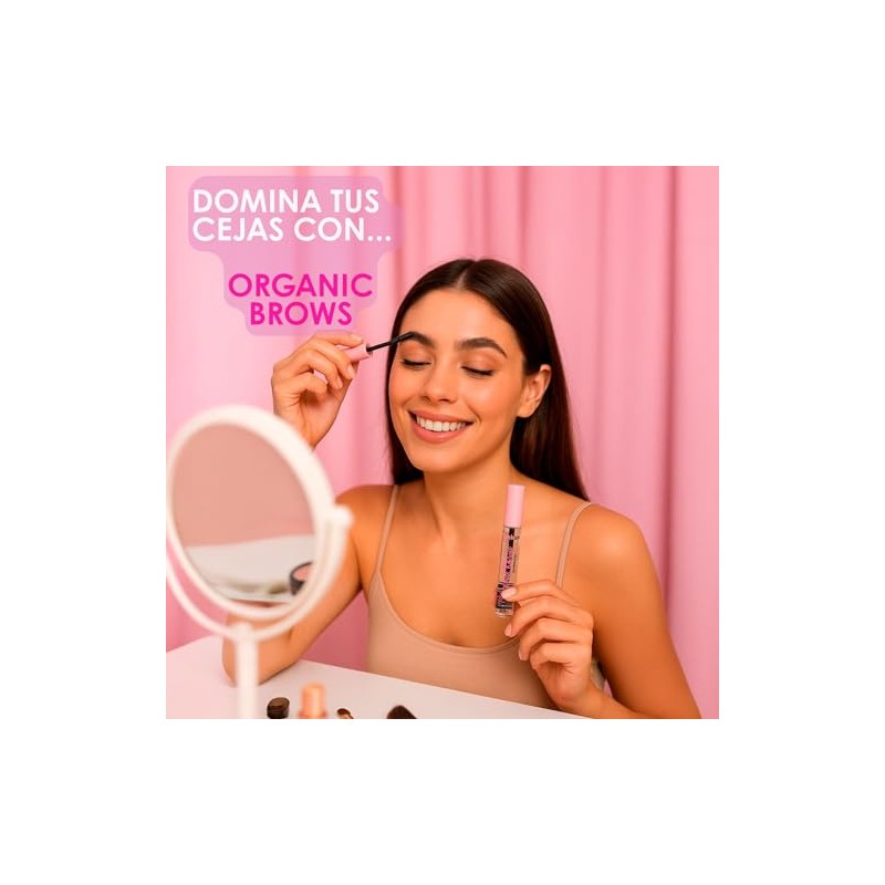 Pink Up | Organic Brows | Gel Transparente para Peinar