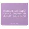 Mr. & Mrs. Panda Mauspad Spruch Affenpinscher Charmeur - Geschenk,