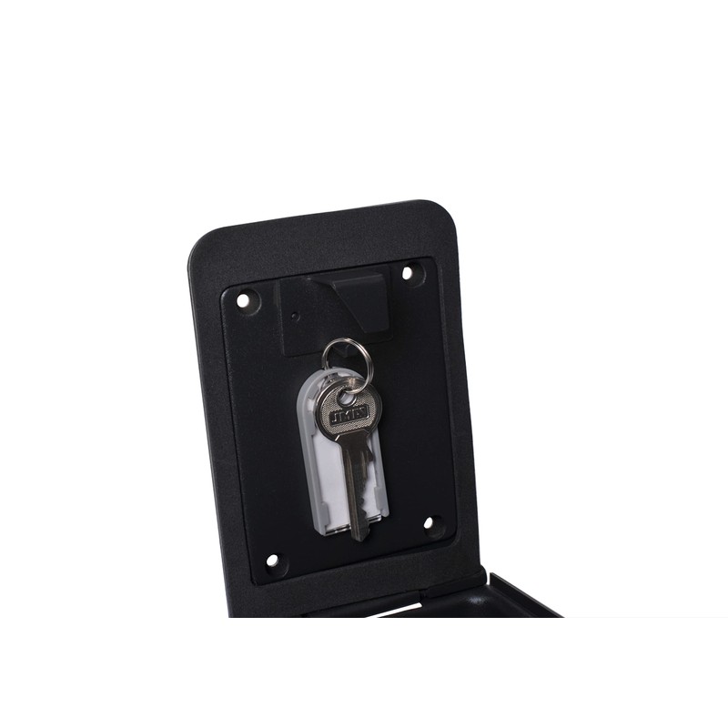 Pavo Premium Combination Safe Box-Wall Mounted-with Handy Key Hook Included-Black,