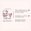 100 Pcs Cow Stickers for Laptop Water Bottles,Bicycle,Skateboard,Computer,Cow Animal Cute