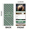 Qlnuk Football Birthday Invitations Football Ticket Invitations, Set of 20