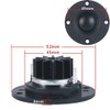 2Pcs Tweeter 1.5Inch 6Ohm 30W Dome Silk Film Tweeter HiFi
