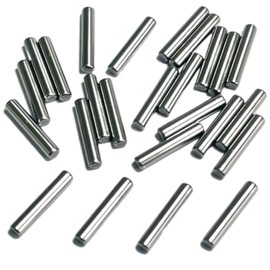 ZDingTech 25PCS 3/32 x 1/2 Dowel Pins,3/32 inch x 1/2 inch Metal Dowel pins Shelf Pegs,Support Shelves,Bearings Alloy Steel Wood Bunk Bed pegs