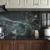 VEELIKE Antique Emerald Black Marble Contact Paper for Countertops Waterproof