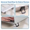 Bewudy 2 Pcs Portable Keyboard Stand, Dual Tilt Angle Adjustment,