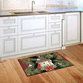 Briarwood Lane Holiday Bird Gathering Doormat Welcome Indoor/Outdoor 18" x 30"