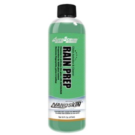 Nanoskin RAIN PREP Glass Cleaner 16 Oz. – The Surface Preparation for Glass Sealant | Emits Negative Charge on Glass to Interact with RAIN Glass Sealant for Reactive Bonding | Concentrated Formula