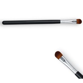 F.A.R.A.H Seal and Conceal 220 – Vegan Concealer Brush for Precision Blending – 100% Synthetic Bristles, Brass Ferrule & Wooden Handle