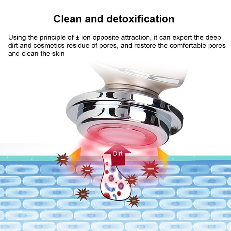 Ultrasonic Magnetic Photon Therapy Cleansing Firming Lifting Beauty Machine Device