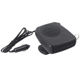 12V 200W Ceramic Heater Car Fan, PTC Car Fan Air Heater, Ceramic Heating Portable 2 in 1 Defroster Demister Car Cooling Fan with 360 Degree Base Car Heater