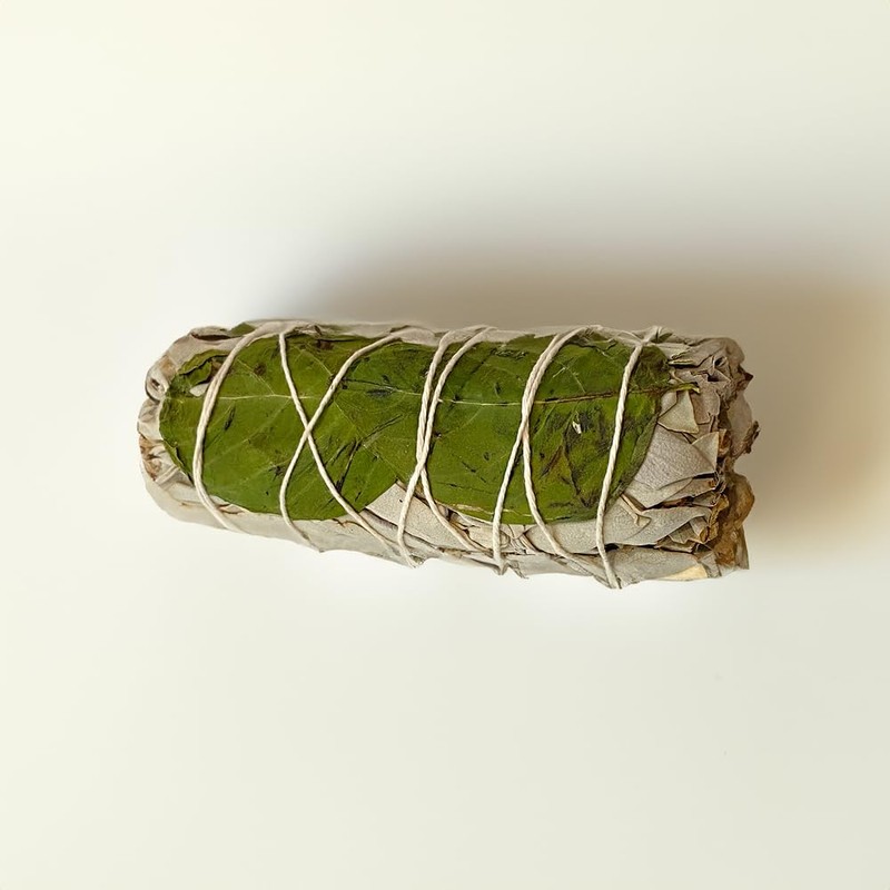 VIE Smudge Sticks, White Sage and Basil 4", Pack of