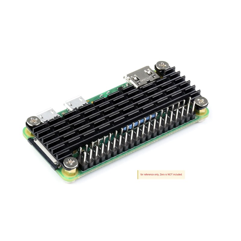 Dedicated Aluminum Heatsink with 3 PCS Thermal Tapes for Raspberry