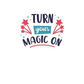 Turn your magic on: 2020 Vision Board Goal Tracker and Organizer