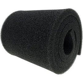 Wave Point Aquarium Filter Sponge, Biological and Mechanical Aquarium Filter Media Sponge Pad, Open Cell Foam Sheet Cut-to-Fit for Fish Tank Sump, Pre-Filter Sponge (12" x 72" - 20 PPI)