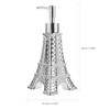Ipetboom Ceramic Travel Silver Pump Shower Bathroom Tower Hand Eiffel