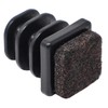 Adsamm® 16 x Lamellar Plugs with Felt/Black/Diameter 11 x 11-13