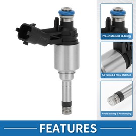 A ABSOPRO Fuel Injector No. 35310-2B120/35310-2B100 for HYUNDAI Veloster 1.6 T-GDI 2012-2017 for KIA cee d II Hatchback 1.6 GT 2013 Black