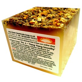 Handmade Natural Ylang Ylang Soap Loaf - Range No.6 - Dry and T Zone Skin Relief/Moisturizer - 400g Money Saver Loaf