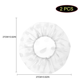 Set of 2 Cover Caps for Food Bread Baking Accessories Proofing Basket Bread Proofing Foil Round Bowls Sourdough Cover Covers Elastic Accessories Food Storage Covers Cover Fermentation Basket