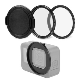PULUZ 52mm UV + CPL Lens Filter Adapter Ring for GoPro HERO11 / Hero11 Mini / HERO10 / HERO9 Black Camera Lens Adapter Ring Camera Filter Accessories