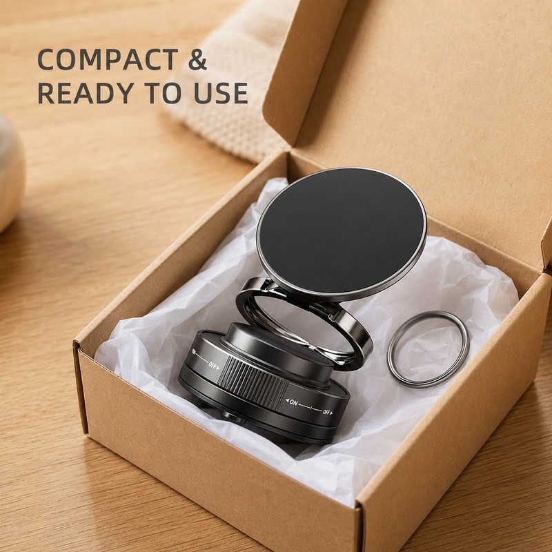 360° Vacuum Magnetic Phone Holder for Hands-Free Use - Foldable