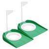 BIUDECO 2pcs Golf Putting Hole Cups Training Tools with Visual