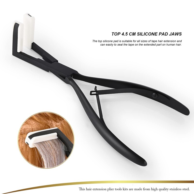 EHDIS Hair Extensions Tools Kit Tape in Hair Extensions Pliers
