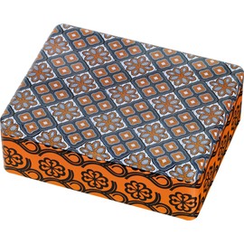 WAX Teebox - Motiv Kristallornament: mit 6 Fächern