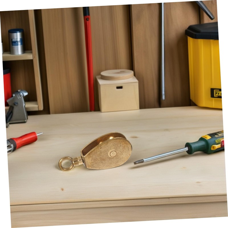 BIUDECO High Load Capacity Brass Pulley Single Head Smooth Silent