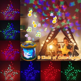 AMLGBTOP Baby Toy from 1 Year Girls Boys Night Light Up Kids Toy 6 9 12 18 Months Music Toy Learning Crawling Baby Toy 1 Year Beautiful Gift for 1 2 3 Year Old Girls Boys